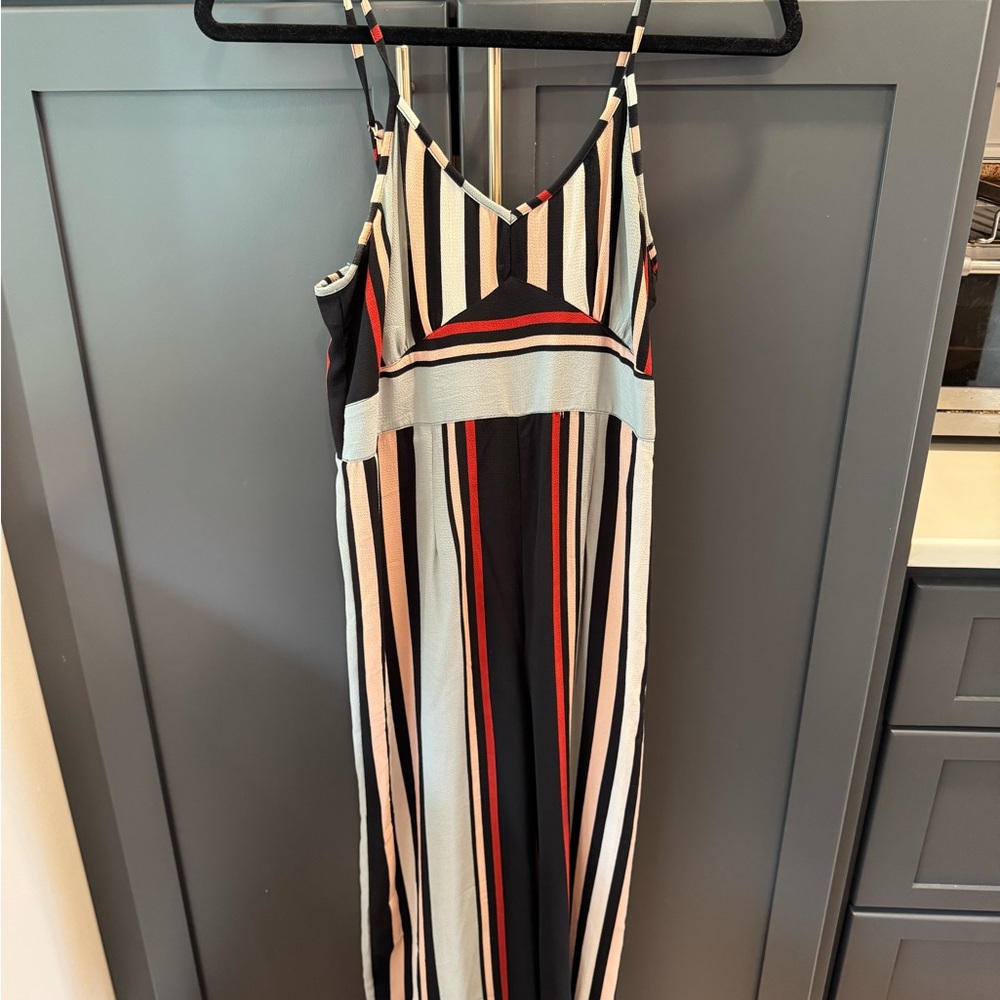 Striped Multicolor Maxi Dress